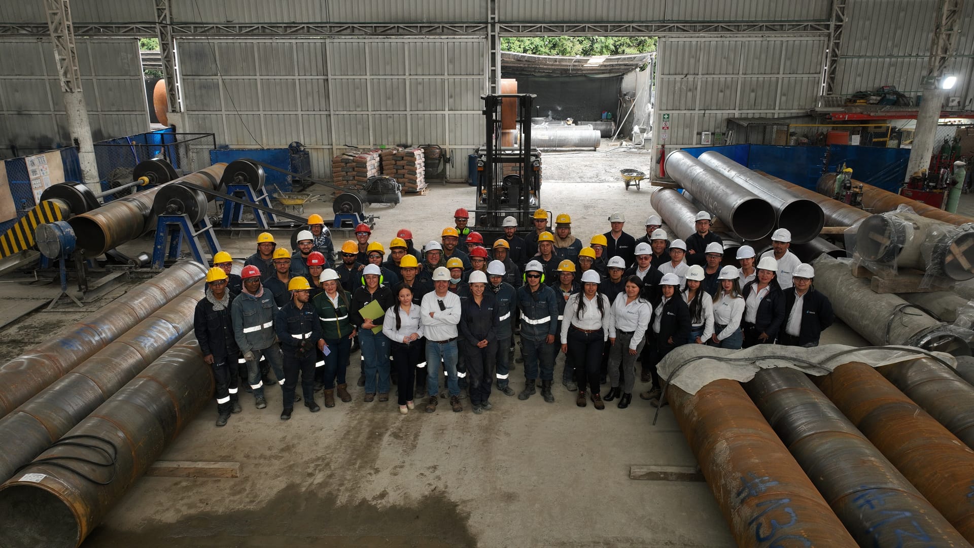 Equipo de Kaizen Group en la planta de Tocancipá