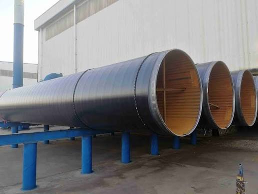 Tubería de acero de gran diámetro con revestimiento