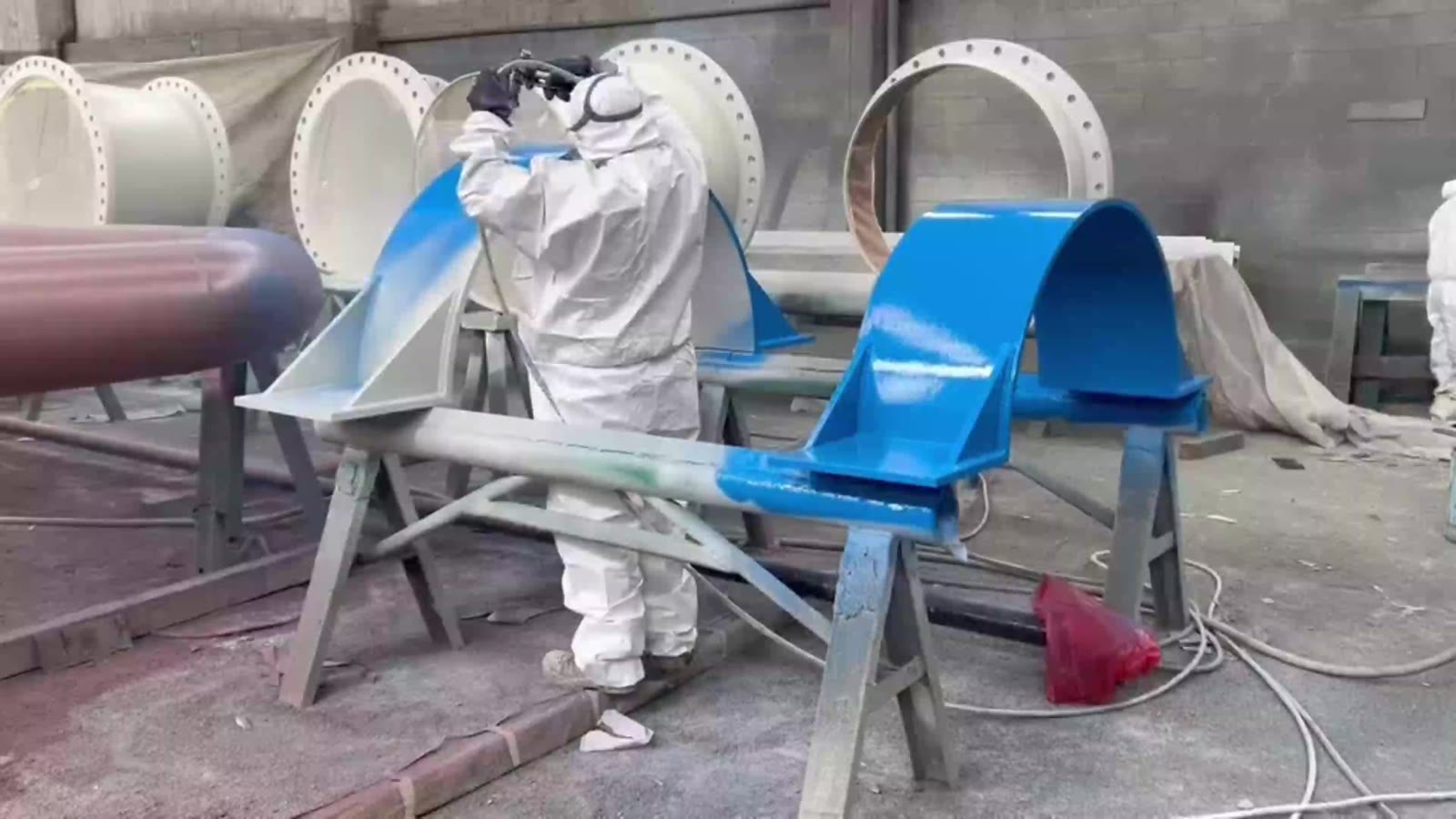 Fabricación y aplicación de recubrimiento en piezas metálicas en la planta de Kaizen
