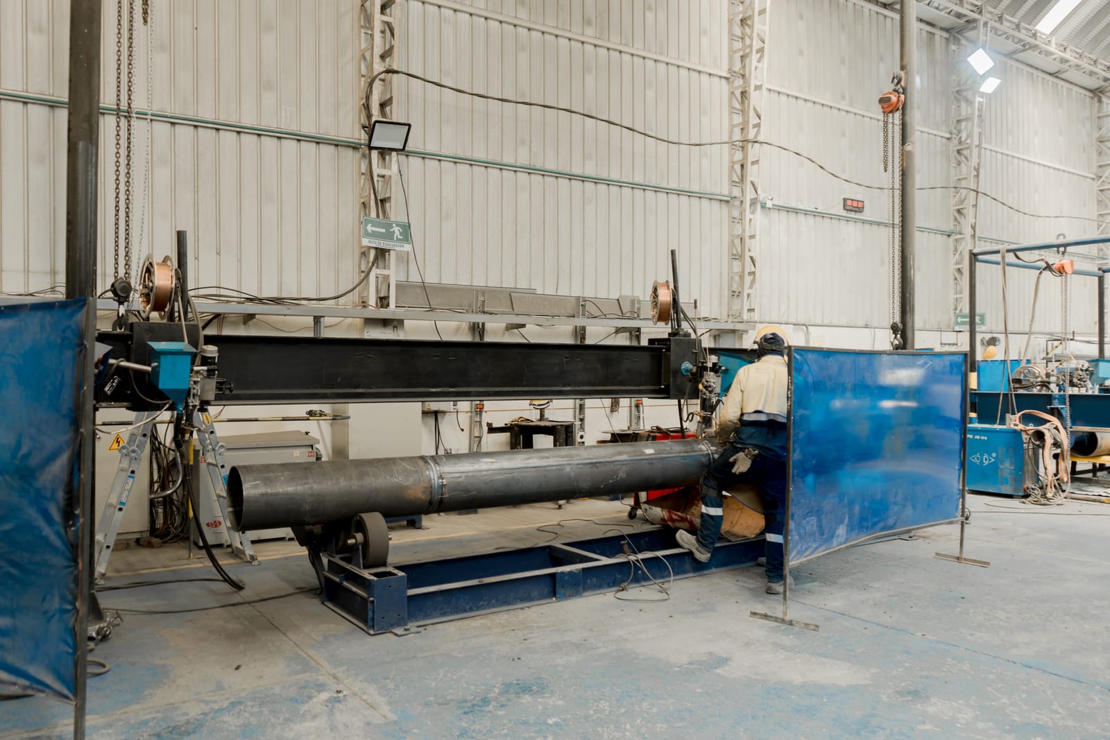 Fabricación de tubería de acero en la planta de Kaizen